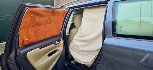 READY TO SHIP ! SET OF VOLVO V70, XC70 2000 TO 2006 BLIND CURTAINS. A CAMPER VAN FOR 339€