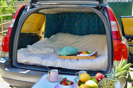 READY TO SHIP ! SET OF VOLVO V70, XC70 2000 TO 2006 BLIND CURTAINS. A CAMPER VAN FOR 339€