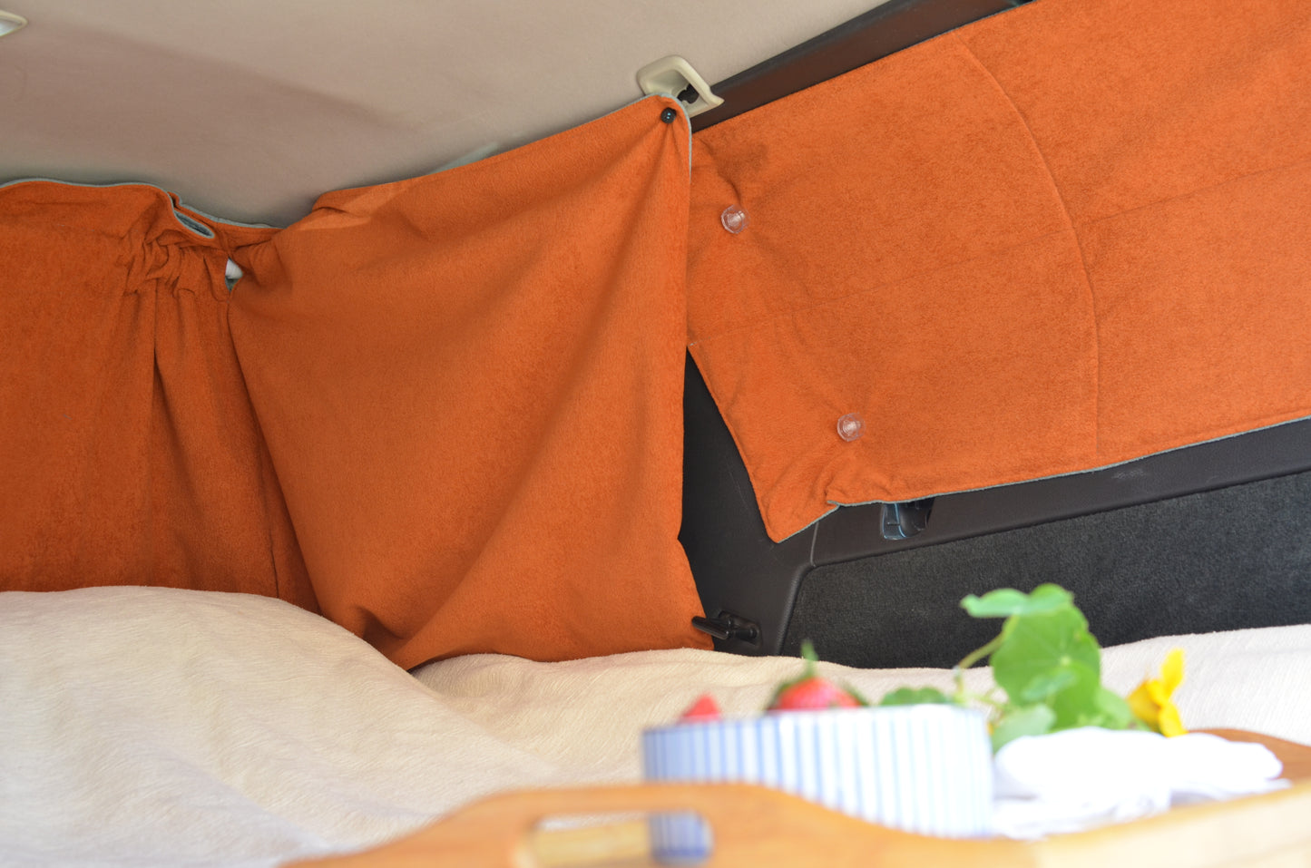 READY TO SHIP ! VOLVO V70, XC70 2000 TO 2006 BLIND CURTAINS. MINI CAMPER VAN FOR 339€