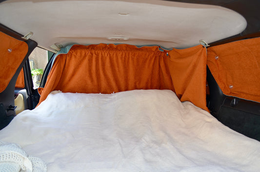 READY TO SHIP ! VOLVO V70, XC70 2000 TO 2006 BLIND CURTAINS. MINI CAMPER VAN FOR 339€