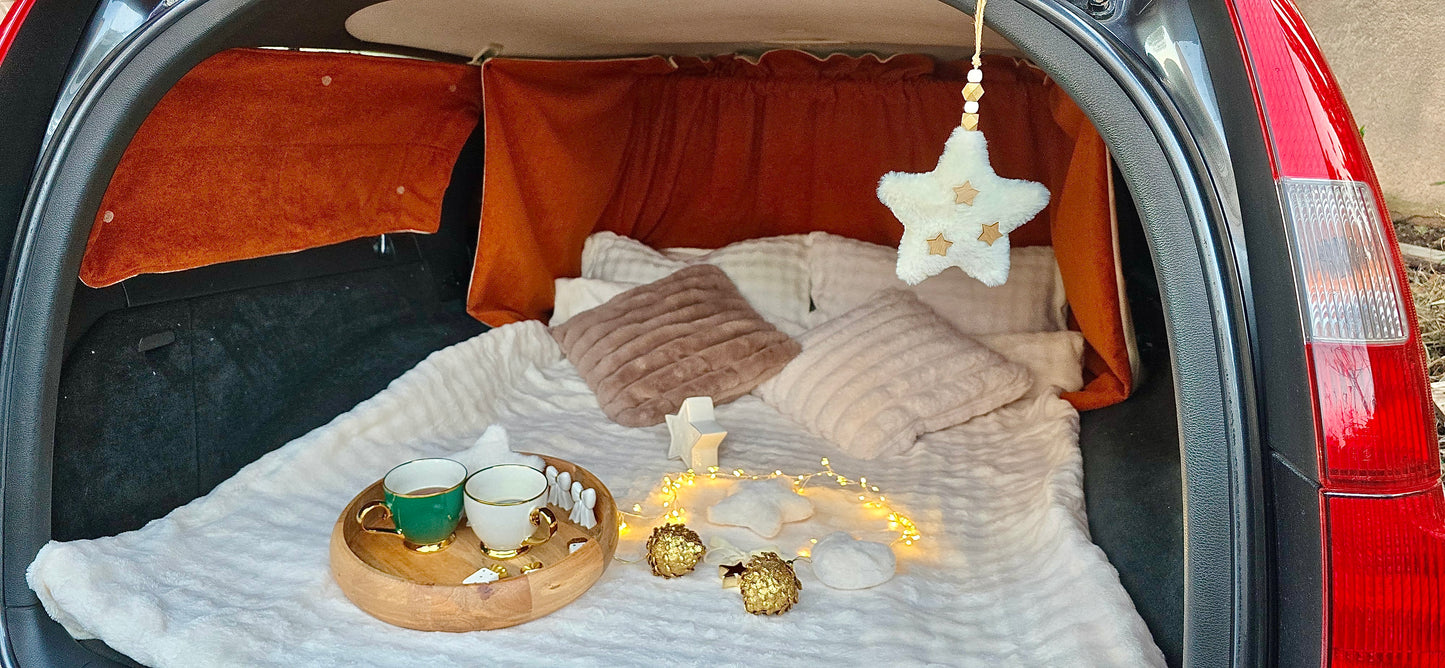 READY TO SHIP ! SET OF VOLVO V70, XC70 2000 TO 2006 BLIND CURTAINS. A CAMPER VAN FOR 339€