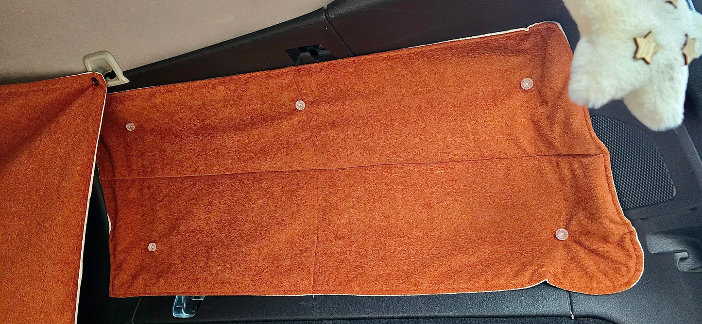 READY TO SHIP ! SET OF VOLVO V70, XC70 2000 TO 2006 BLIND CURTAINS. A CAMPER VAN FOR 339€