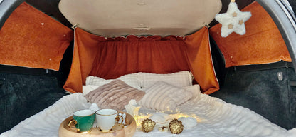 READY TO SHIP ! SET OF VOLVO V70, XC70 2000 TO 2006 BLIND CURTAINS. A CAMPER VAN FOR 339€