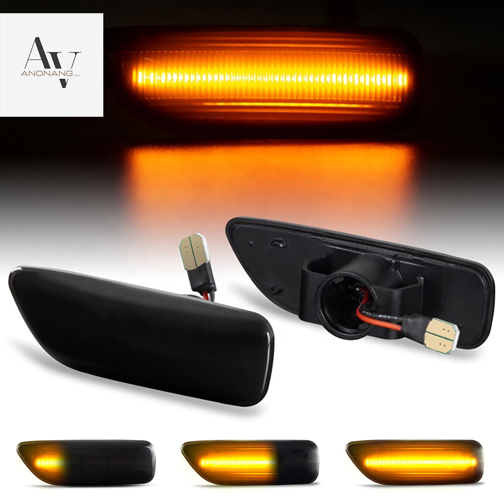 VOLVO S60 V70 XC70 S80 XC90 2000-2006, PAIR OF LED DYNAMIC SIDE MARKERS