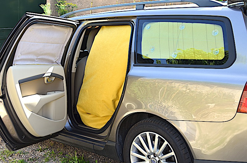 READY TO SHIP ! SET OF VOLVO V70, XC70 2007 TO 2016 BLIND CURTAINS. A CAMPER VAN FOR 269€