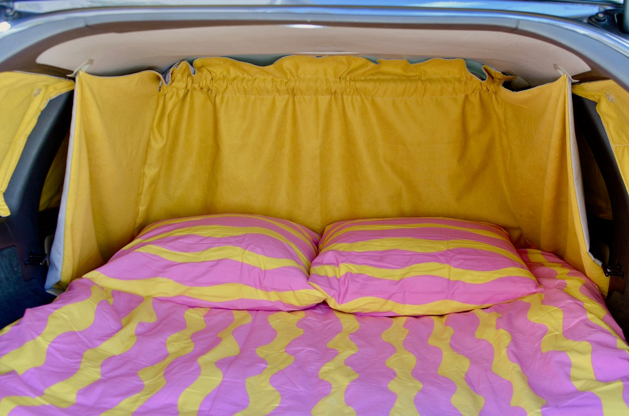 READY TO SHIP ! SET OF VOLVO V70, XC70 2000 TO 2006 BLIND CURTAINS. A CAMPER VAN FOR 269€