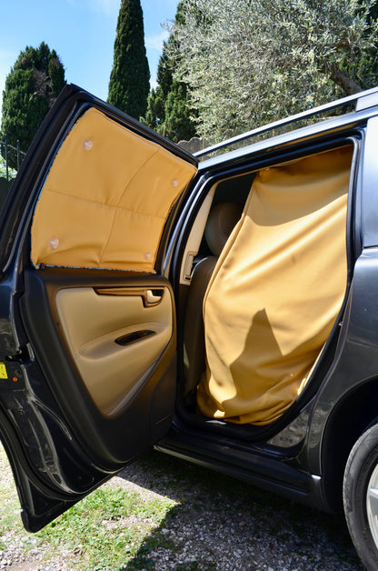 READY TO SHIP ! SET OF VOLVO V70, XC70 2000 TO 2006 BLIND CURTAINS. A CAMPER VAN FOR 339€