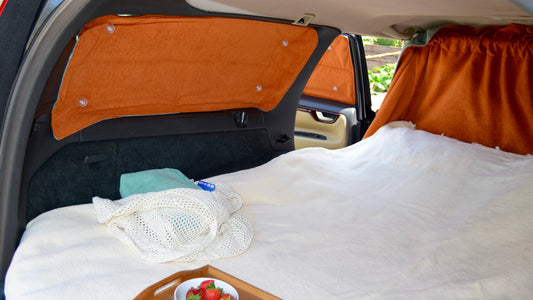 READY TO SHIP ! VOLVO V70, XC70 2000 TO 2006 BLIND CURTAINS. MINI CAMPER VAN FOR 339€