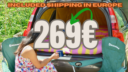 READY TO SHIP ! SET OF VOLVO V70, XC70 2000 TO 2006 BLIND CURTAINS. A CAMPER VAN FOR 269€