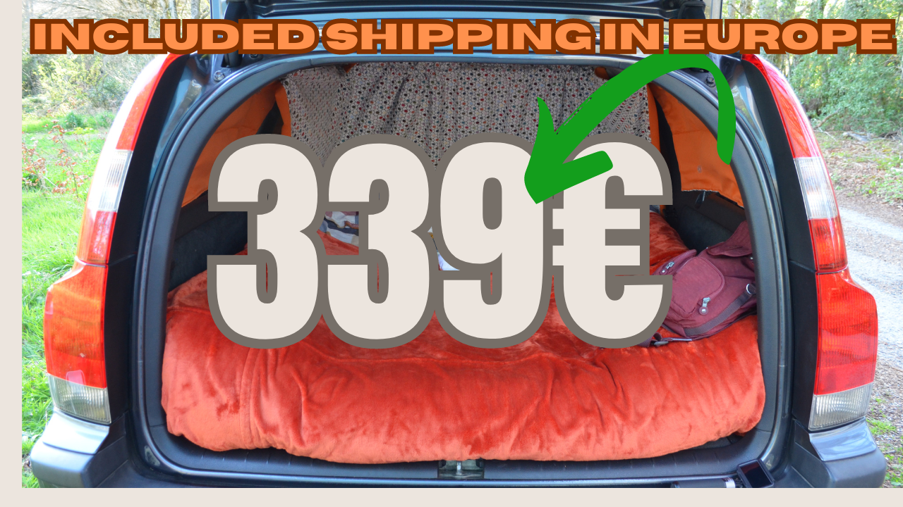 READY TO SHIP ! SET OF VOLVO V70, XC70 2000 TO 2006 BLIND CURTAINS. A CAMPER VAN FOR 339€