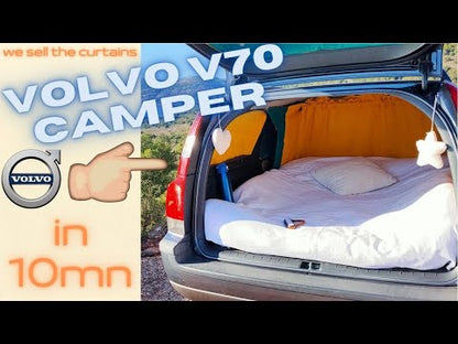 VOLVO V70, XC70 2000 to 2006 BLIND CURTAINS. Set of 6 CURTAINS. VOLVO MINI CAMPER VAN